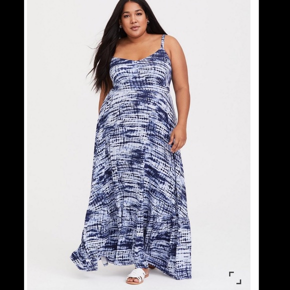 Super Soft Tiered Maxi Dress - Torrid - Picture 6 of 8